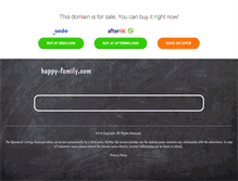 Tablet Screenshot of happy-family.com